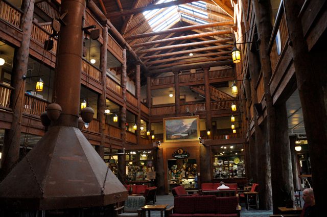 Lobby, Many Glacier Hotel