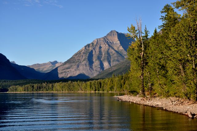 On Lake McDonald