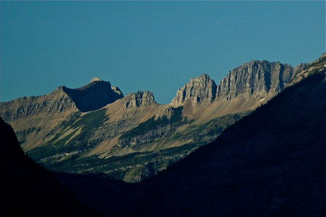 Arete where Going-to-the-Sun Road runs