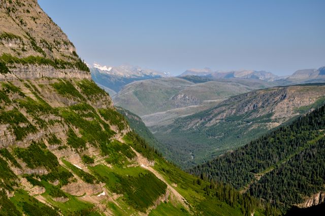 View near the top of Logan Pass, Going-to-the-Sun Road