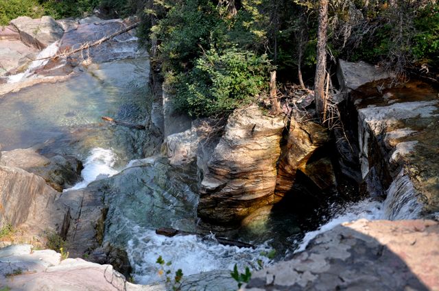 Along trail to Virginia Falls