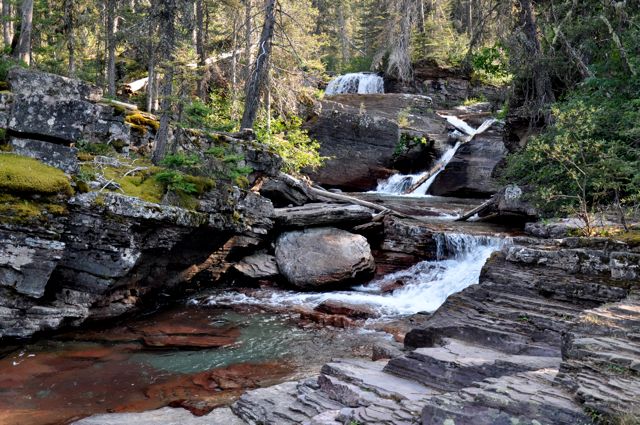 Along trail to Virginia Falls