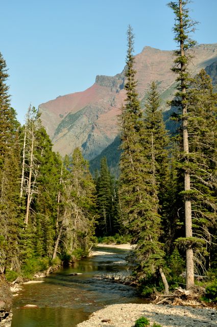 From St. Mary Falls trail